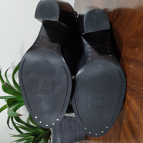 Boots: Frye Heel Booties - Picture 5 of 7